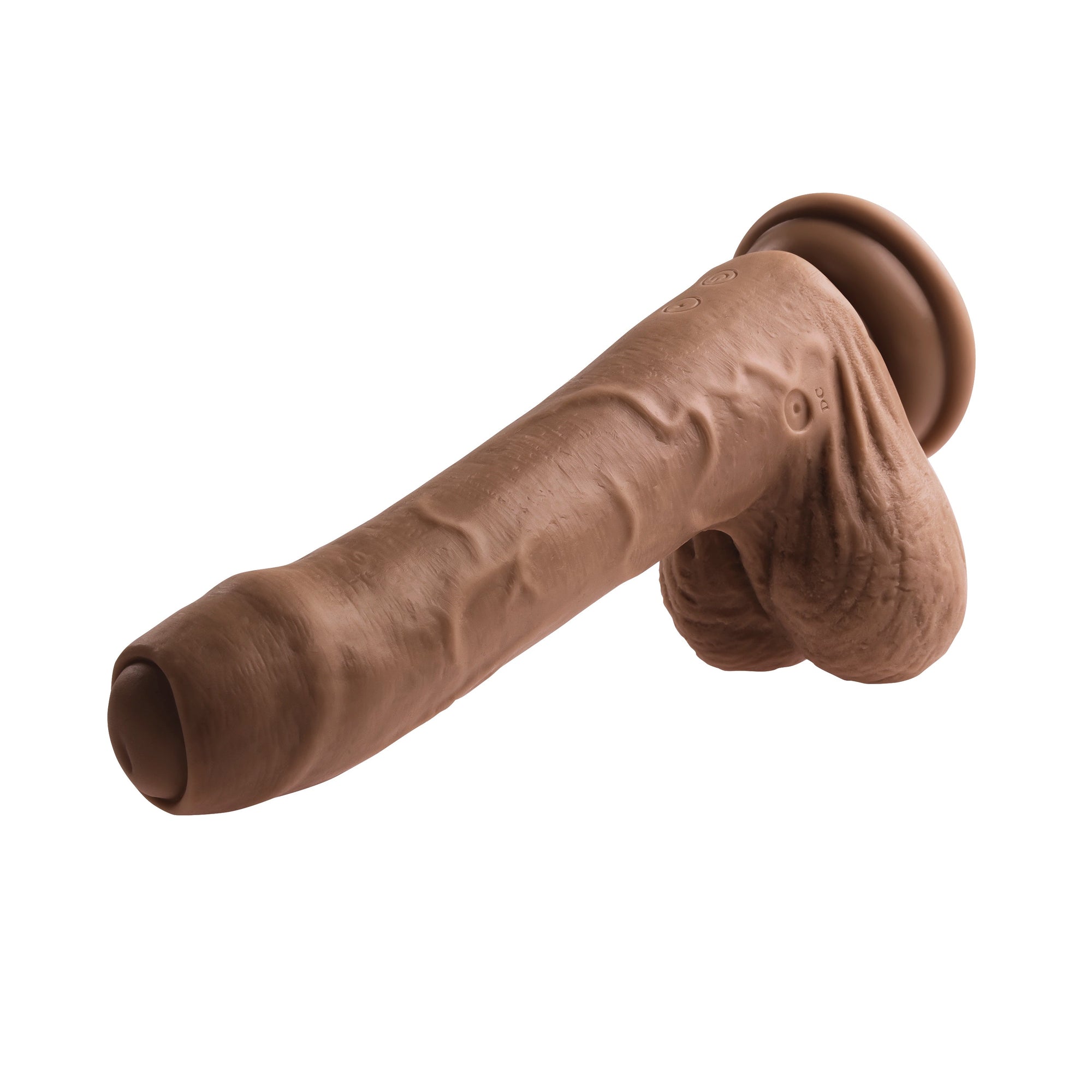 วิวัฒนาการ - Peek A Boo Uncircumcised Dildo สั่นสมจริง 8"