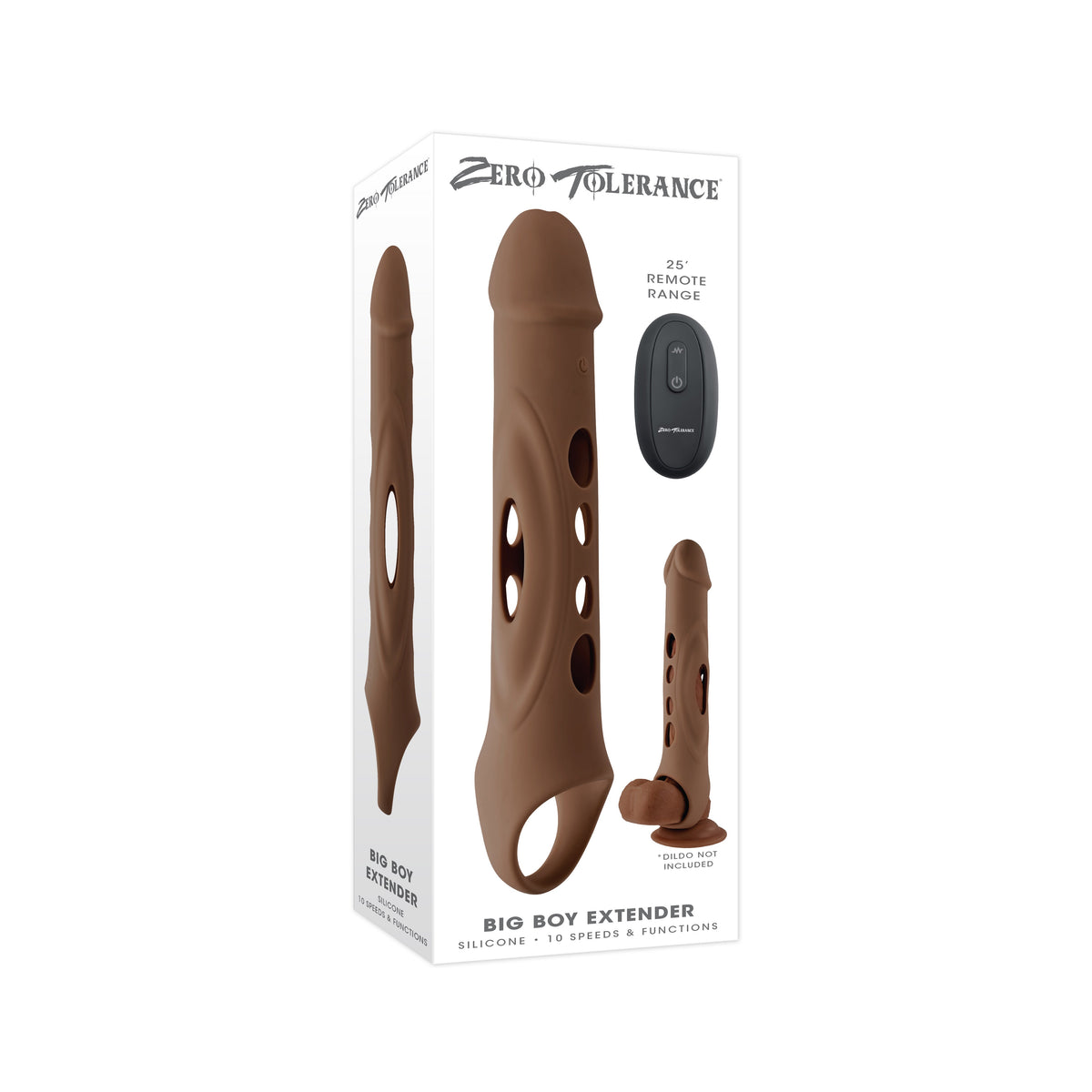 Zero Tolerance - เครื่องขยายอวัยวะเพศชายระยะไกลแบบสั่นสำหรับ Big Boy