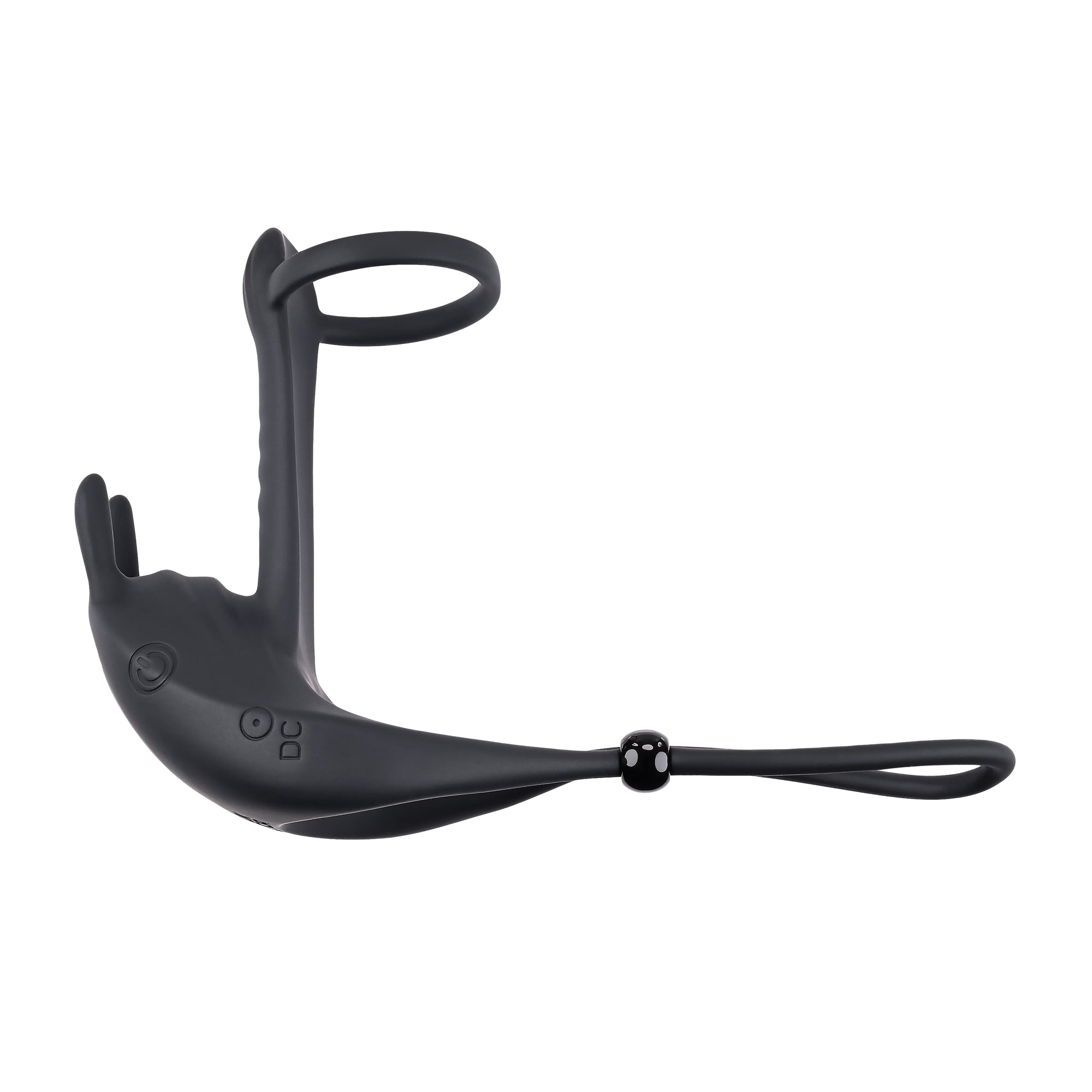 Zero Tolerance - แหวนอวัยวะเพศชายสั่นแบบอาน (สีดำ)