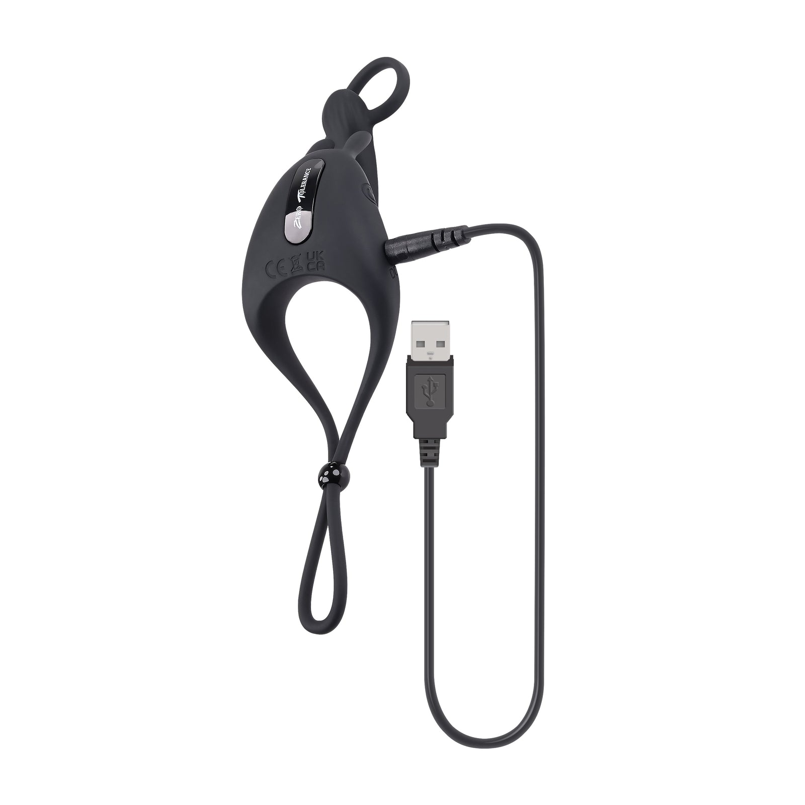 Zero Tolerance - แหวนอวัยวะเพศชายสั่นแบบอาน (สีดำ)