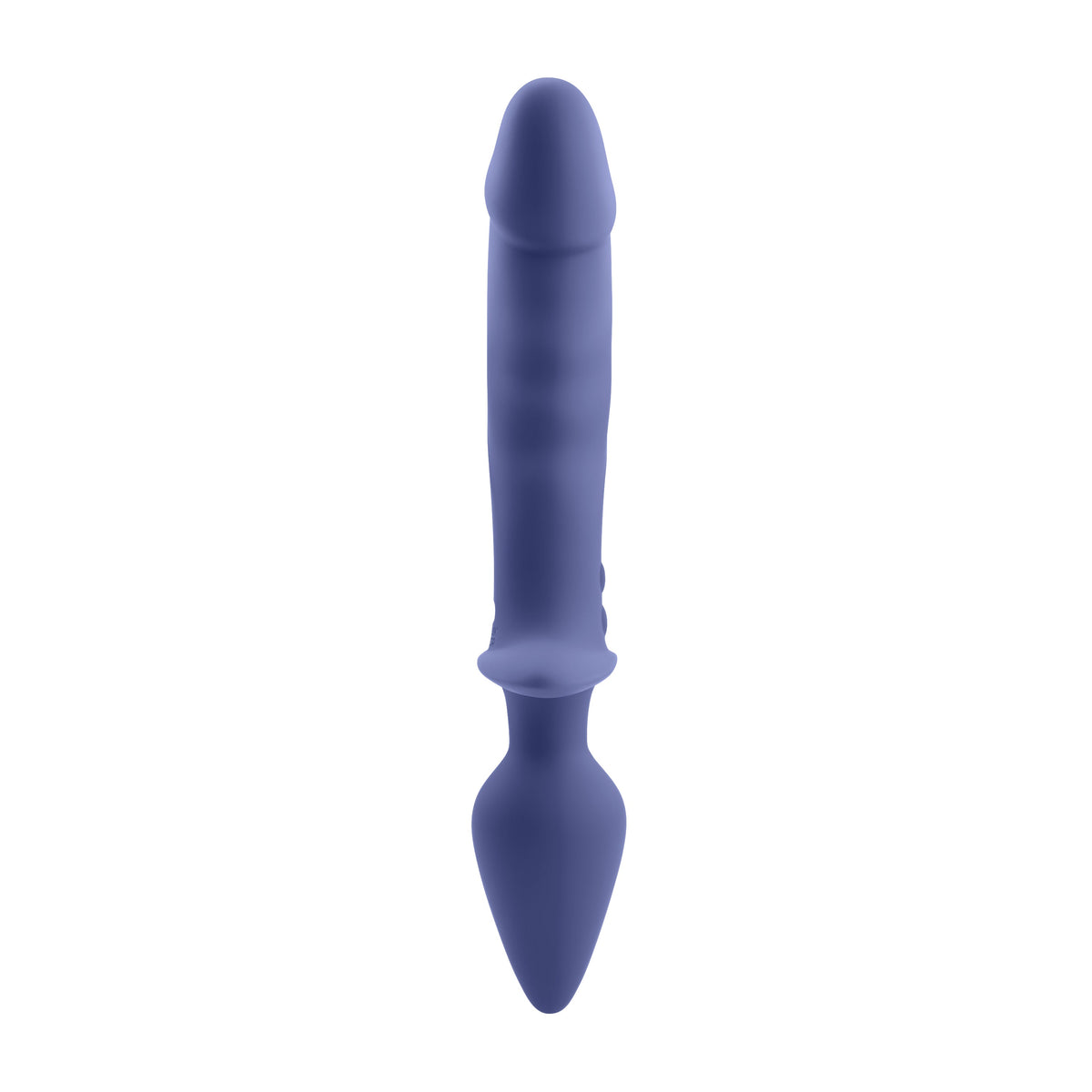 Evolved - Gender X Dual Defender Vibrating Anal Plug and Dildo (Blue)