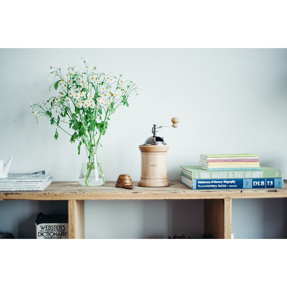 Hario - 手动研磨咖啡研磨机 柱式研磨机 |日本制造| CMR-502C