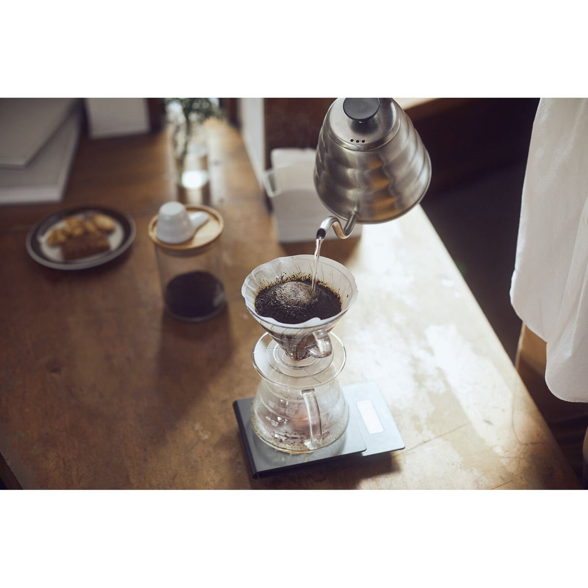 Hario - V60 透明咖啡滴头 02 适用于 1 至 4 杯（透明）