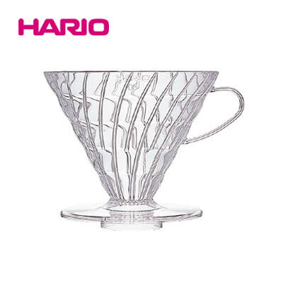 Hario -  V60 Transparent Coffee Dripper 03 for 1 to 6 Cups (Clear)