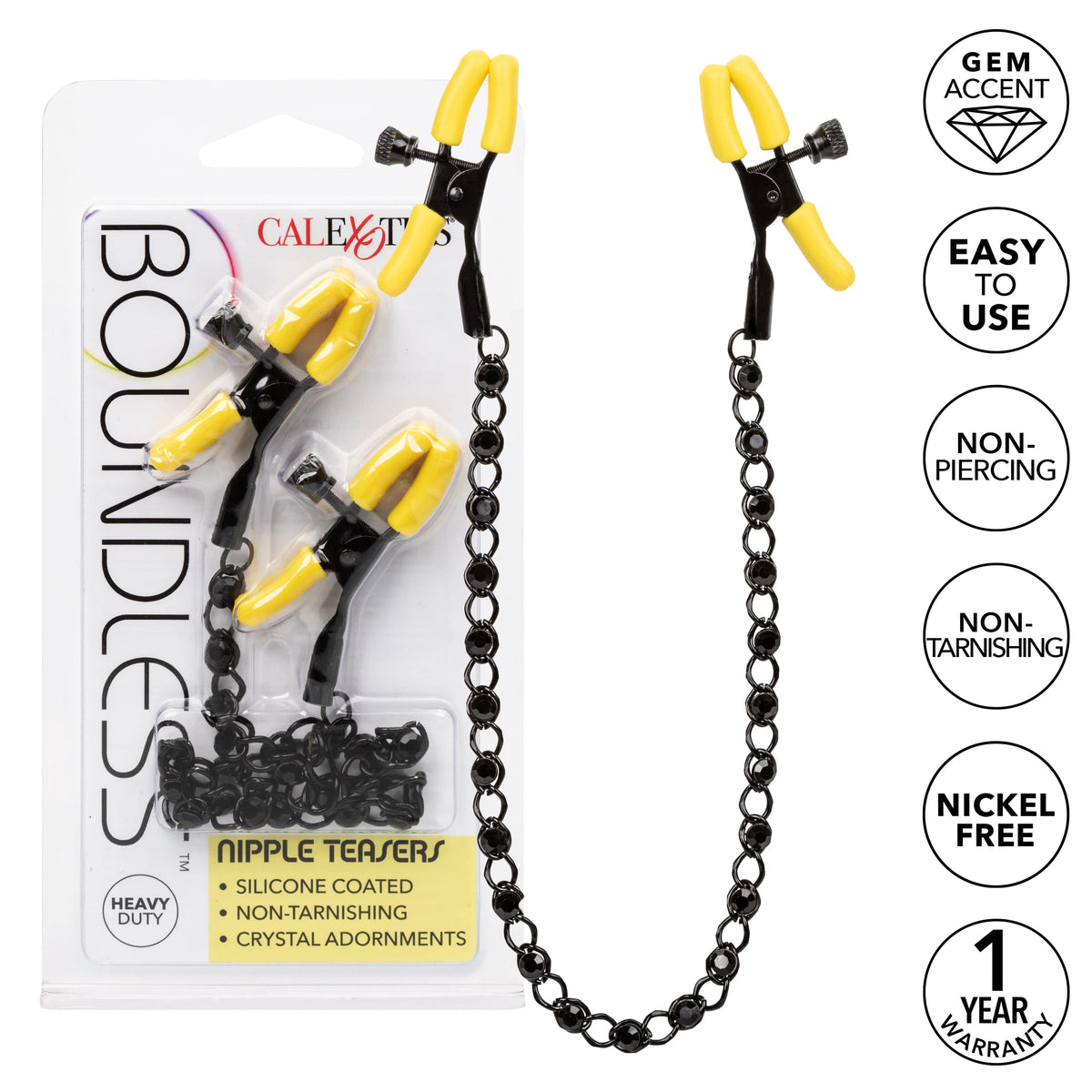California Exotics - Boundless Nipple Teasers (Black) CE2006 Durio.sg