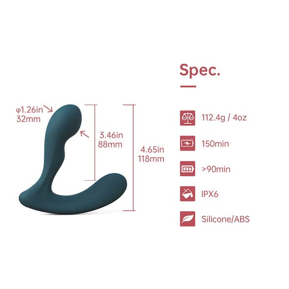 Magic Motion - Solstice X App-Controlled Prostate Vibrator (Green) MGM1022 CherryAffairs