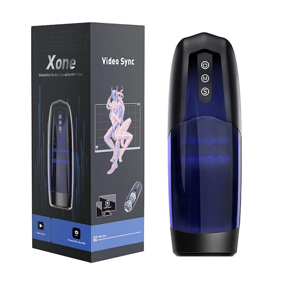 Magic Motion - Xone App-Controlled Interactive Stroker Masturbator (Blue) MGM1019 Durio.sg