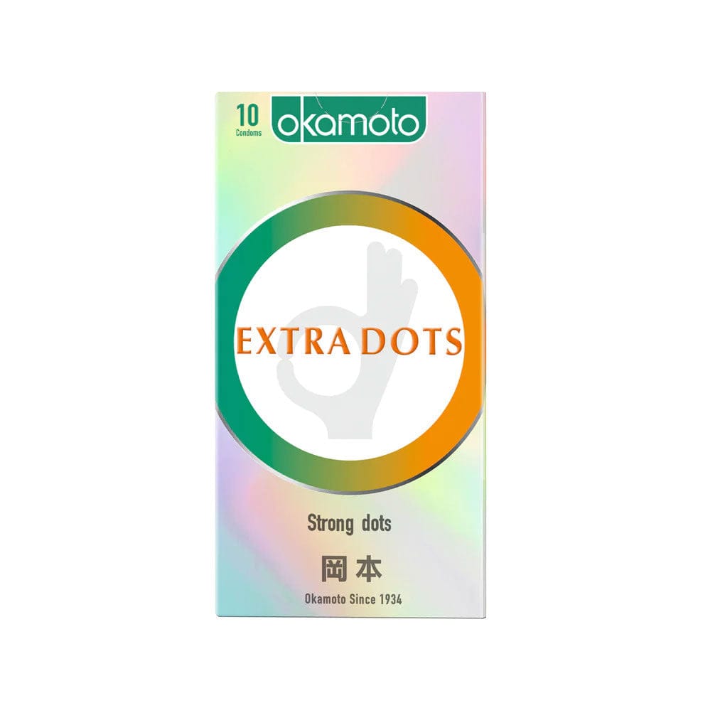 Okamoto - OK Extra Dots Condoms 10's OK1028 CherryAffairs