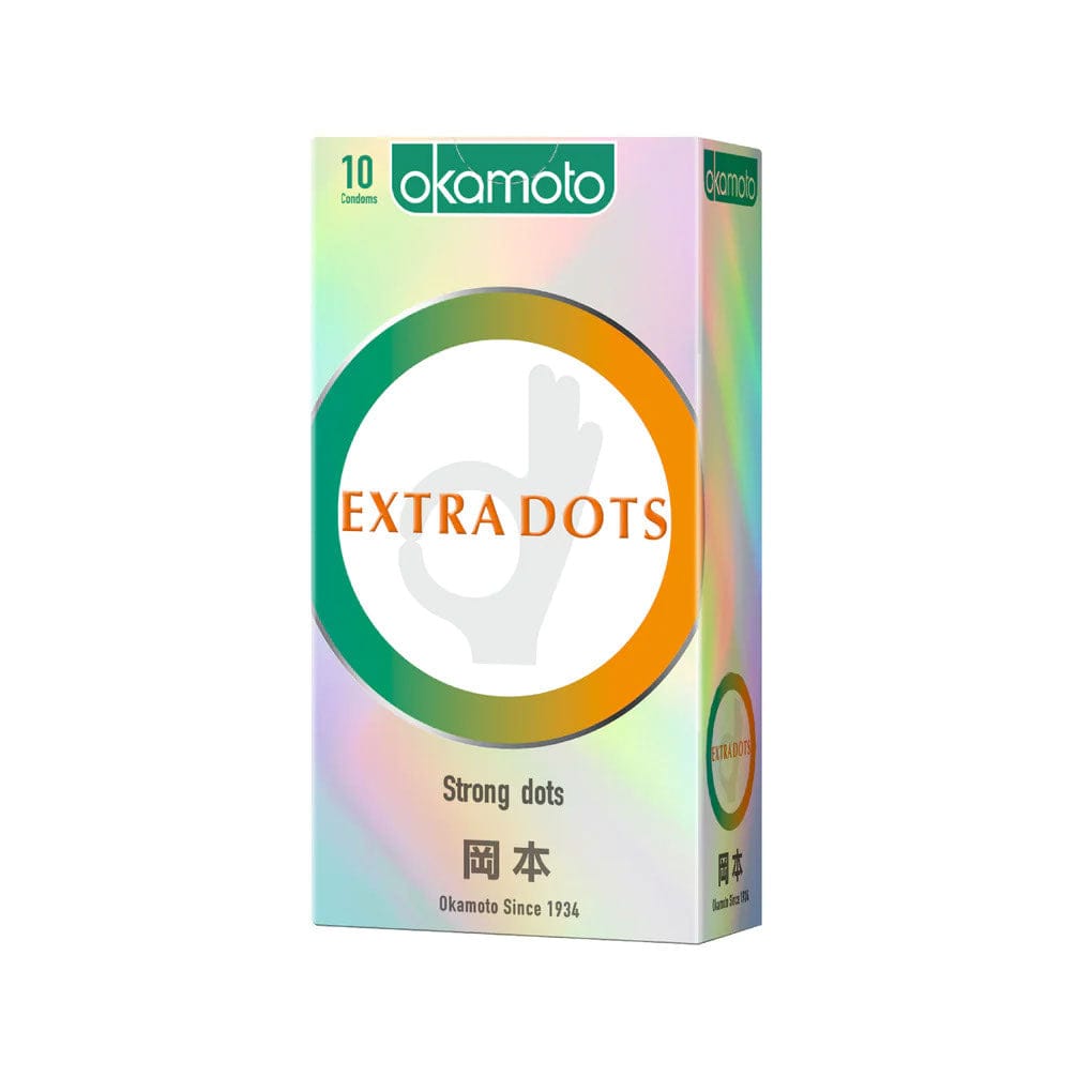 Okamoto - OK Extra Dots Condoms 10's OK1028 CherryAffairs