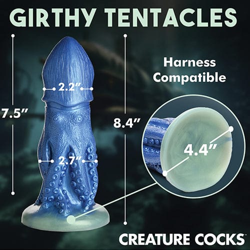 XR - Creature Cocks Cocktopus Octopus Silicone Dildo (Blue) XR1077 CherryAffairs