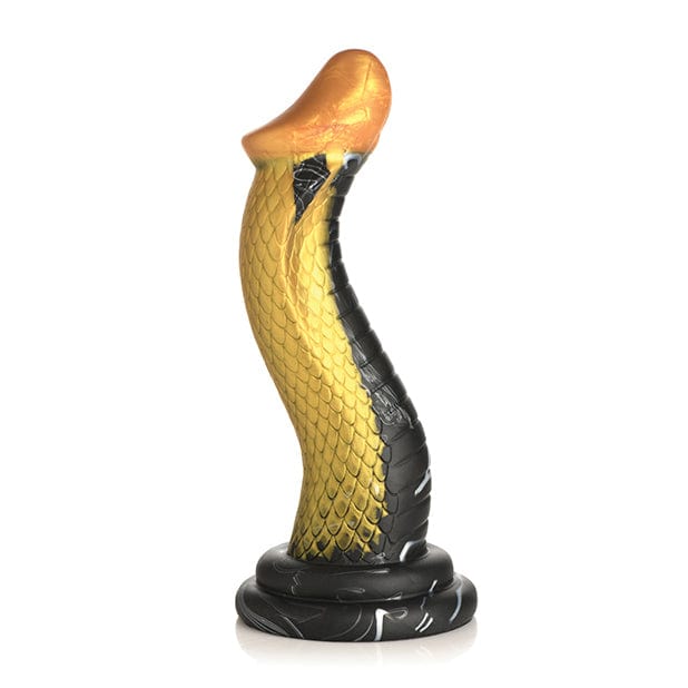 XR - Creature Cocks Golden Snake Silicone Dildo (Gold) XR1092 CherryAffairs