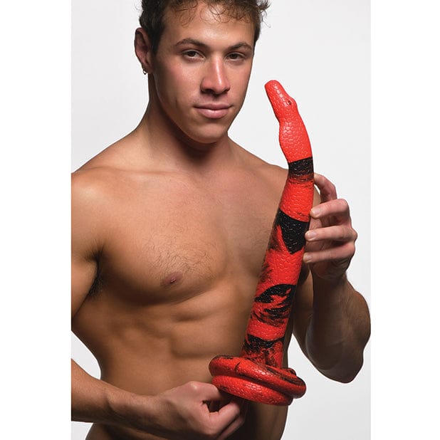 XR - Creature Cocks King Cobra X Large Silicone Dildo (Red) XR1091 CherryAffairs