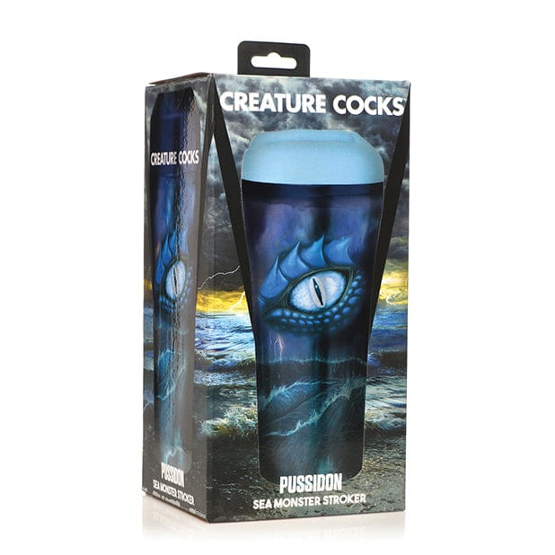 XR - Creature Cocks Pussidon Sea Monster Stroker (Blue) XR1084 CherryAffairs
